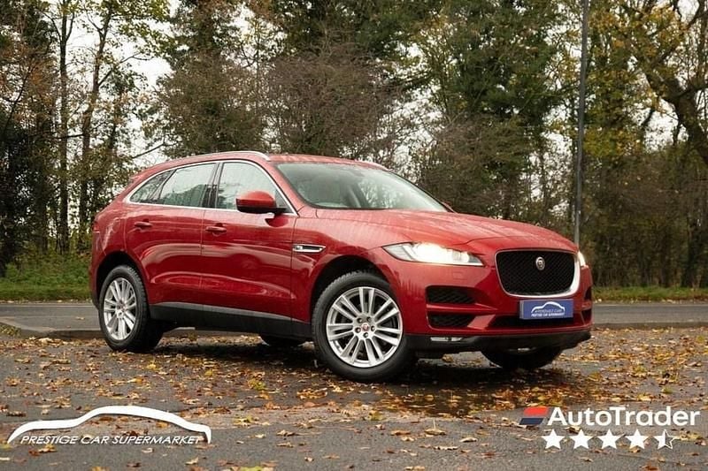 Red Used 2017 Jaguar F-Pace Portfolio SUV | £16,999 (Good price) - Image 1/4