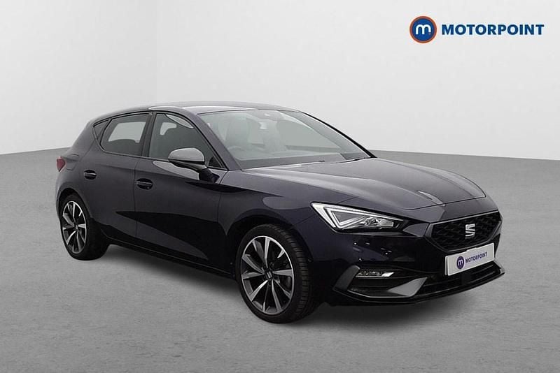 Blue Used 2022 Seat Leon FR Sport Hatchback | £18,299 (Fair price) - Image 1/4