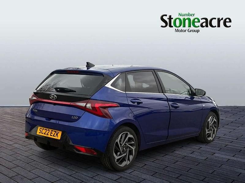 Used Hyundai i20 Premium 100 HP (73 kW) 2022 Blue Hatchback