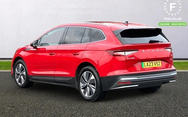 Used Skoda Enyaq iV ecoSuite 150 kW (204 HP) 2023 Red SUV