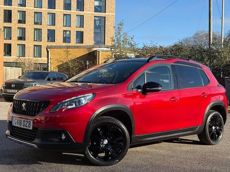 Red Used 2018 Peugeot 2008 GT-line SUV | £7,795 (Fair price) - Image 1/4