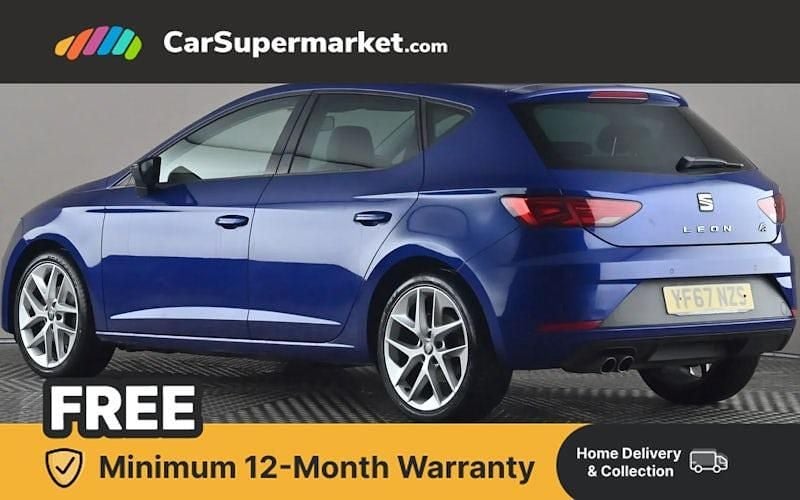 Used Seat Leon FR 125 HP (91 kW) 2017 Blue Hatchback