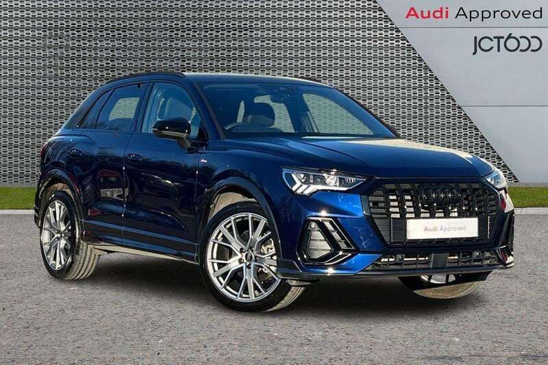 Blue Used 2024 Audi Q3 Black Edition SUV | £34,000 (Good price) - Image 1/4