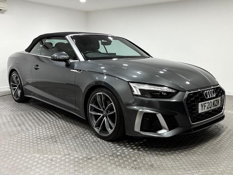 Grey Used 2020 Audi A5 Cabriolet S-Line Cabriolet | £20,995 (A bit pricey) - Image 1/4