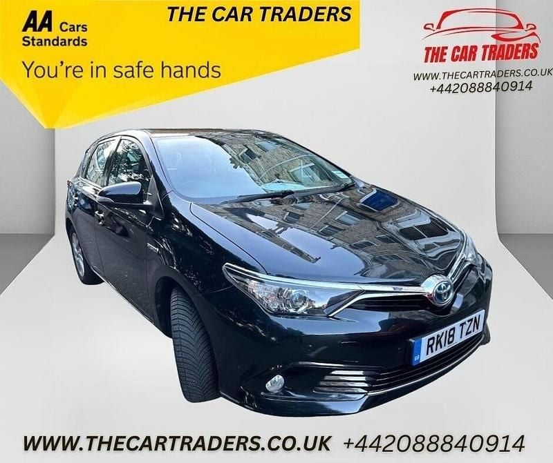 Black Used 2018 Toyota Auris Hybrid Hatchback | £11,788 (Fair price) - Image 1/3