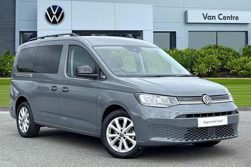 Grey Used 2024 VW Caddy Maxi Life MPV | £31,491 (Expensive) - Image 1/4