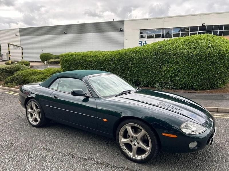 Used Jaguar XKR 370 HP (272 kW) 2001 Green Cabriolet