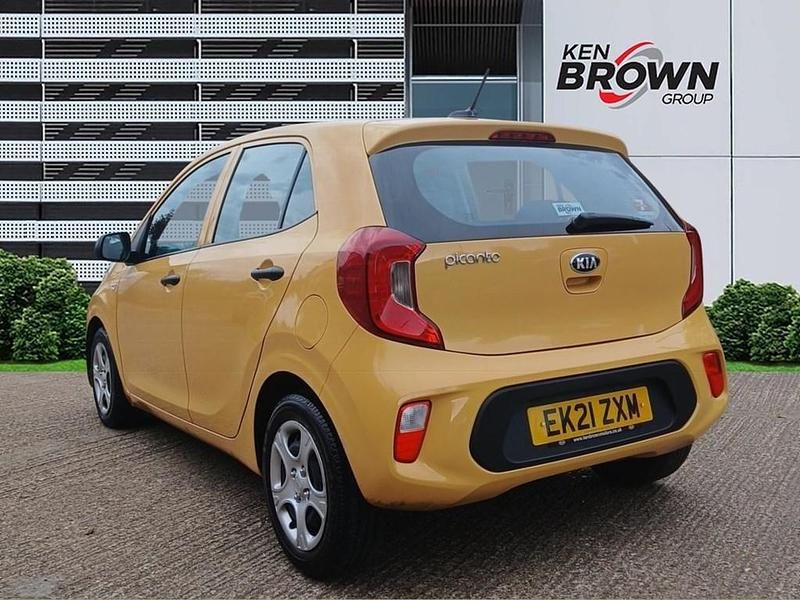 Used Kia Picanto 2021 Yellow Hatchback