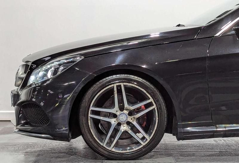 Used Mercedes E220 AMG line 2015 Black Coupe