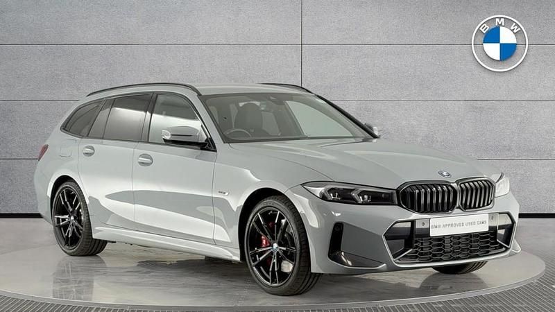 Grey Used 2022 BMW 330e M Sport Estate | £28,990 (A bit pricey) - Image 1/4
