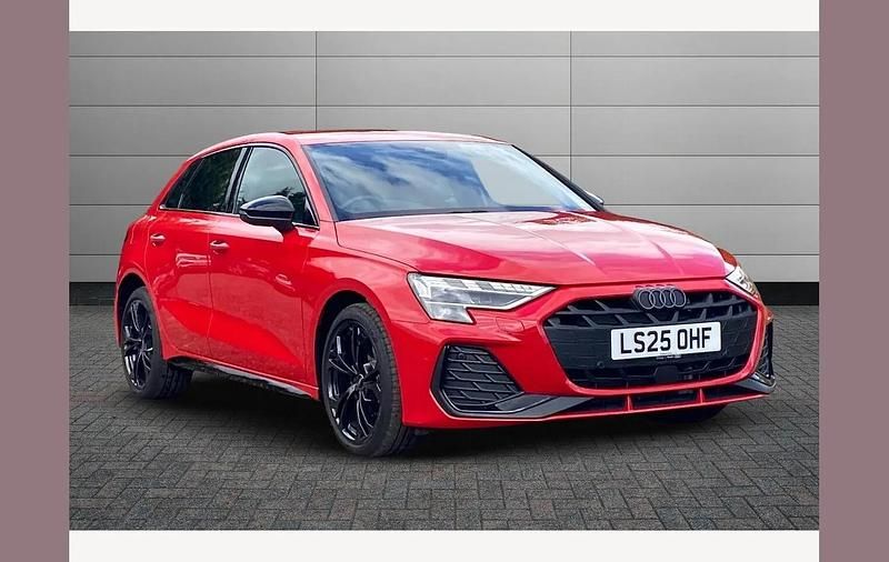 Red Used 2025 Audi A3 e-tron Black Edition Hatchback | £33,650 - Image 1/4