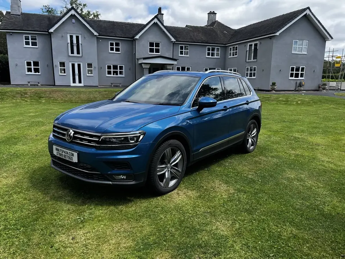 Used VW Tiguan SEL R-Line 150 HP (110 kW) 2018 Blue SUV