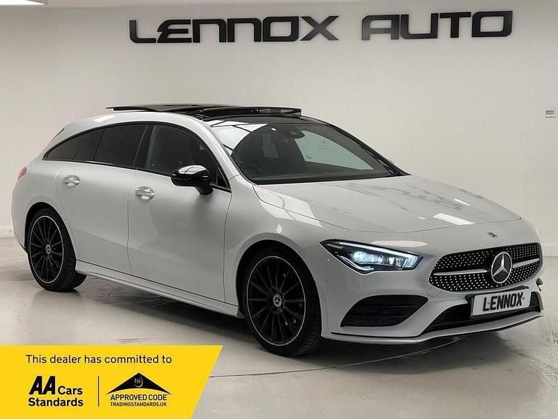 White Used 2022 Mercedes CLA180 Shooting Brake AMG line Estate | £23,690 (A bit pricey) - Image 1/4
