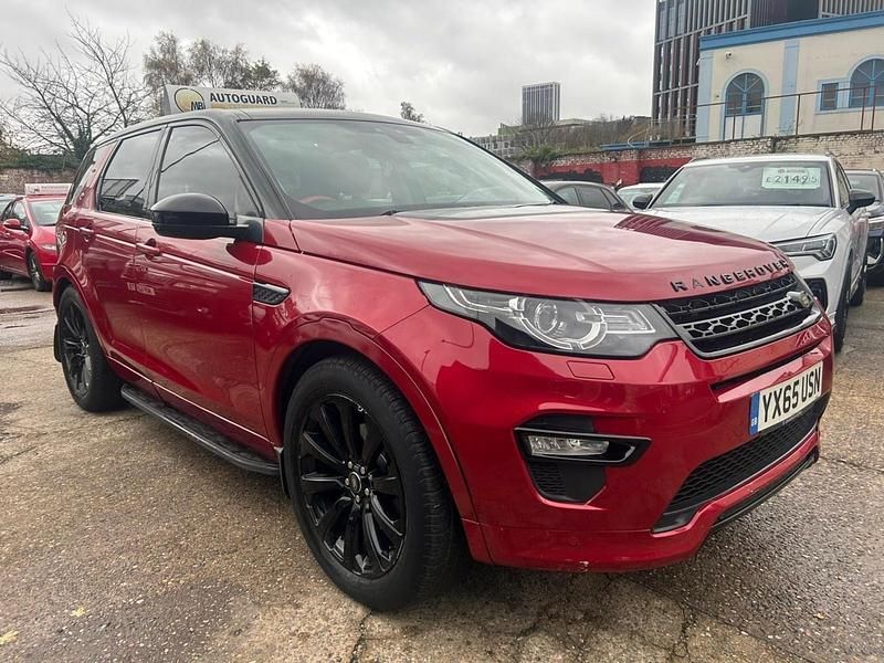 Red Used 2015 Land Rover Discovery Sport HSE SUV | £7,990 (Good price) - Image 1/3