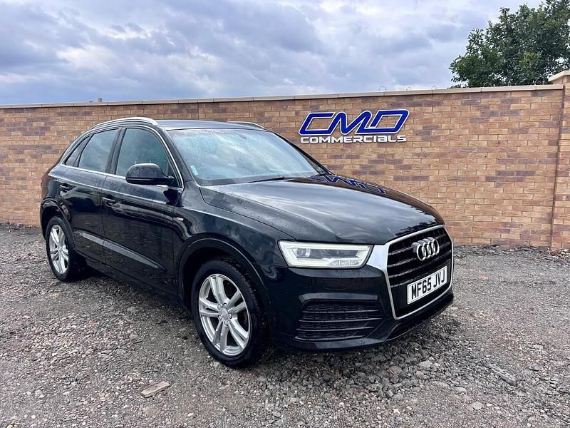 Black Used 2015 Audi Q3 S-Line SUV | £8,795 (Fair price) - Image 1/4