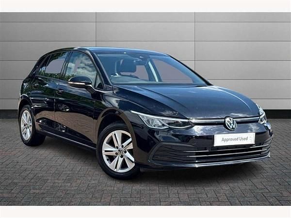 Black Used 2021 VW Golf VIII Life Hatchback | £16,249 (Good price) - Image 1/3