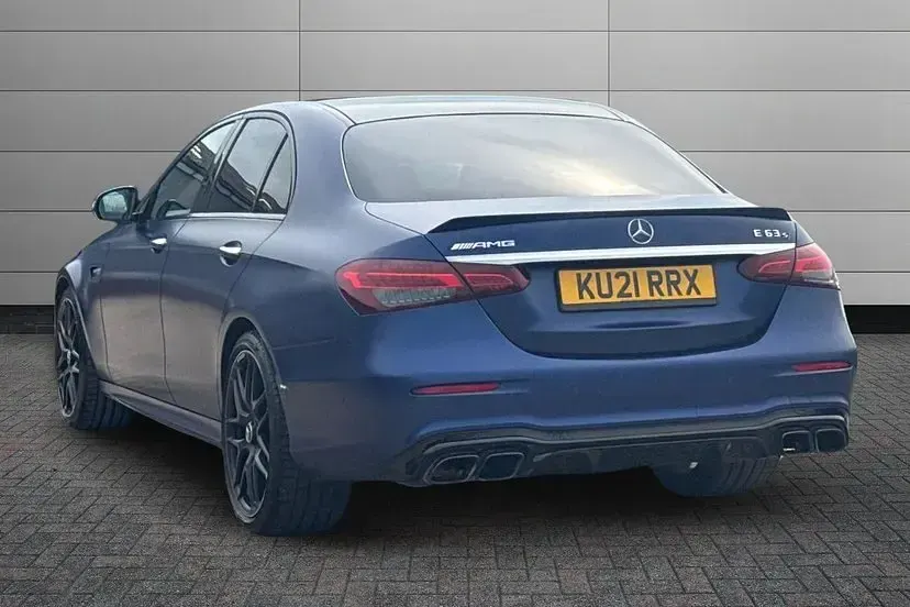 Used Mercedes E63 AMG Premium Plus 604 HP (444 kW) 2021 Brilliant blue Sedan