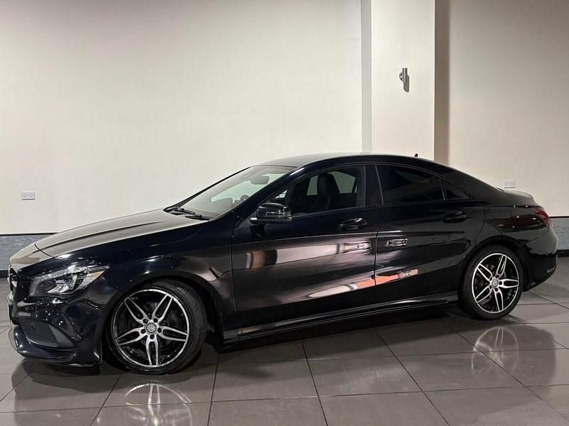 Used Mercedes CLA200 AMG line 136 HP (100 kW) 2016 Black Coupe