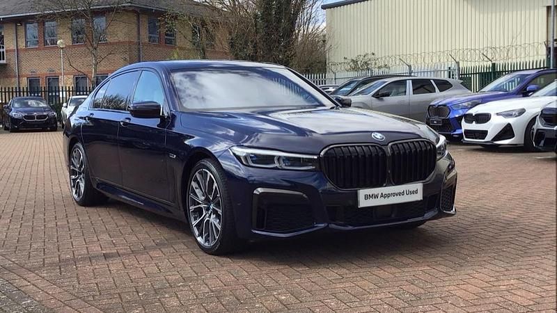 Used BMW 745e M Sport 389 HP (286 kW) 2022 Blue Sedan