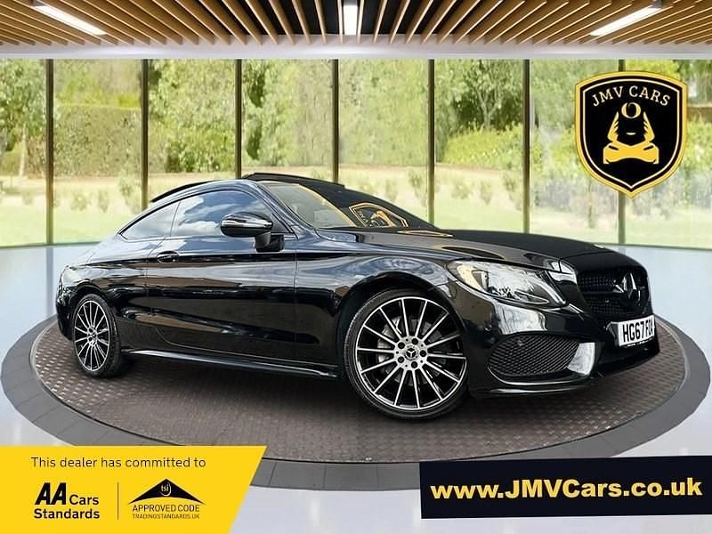 Black Used 2017 Mercedes C220 AMG Line Premium Coupe | £15,975 (A bit pricey) - Image 1/2
