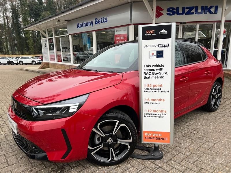 Used Vauxhall Corsa 100 HP (73 kW) 2024 Red Hatchback
