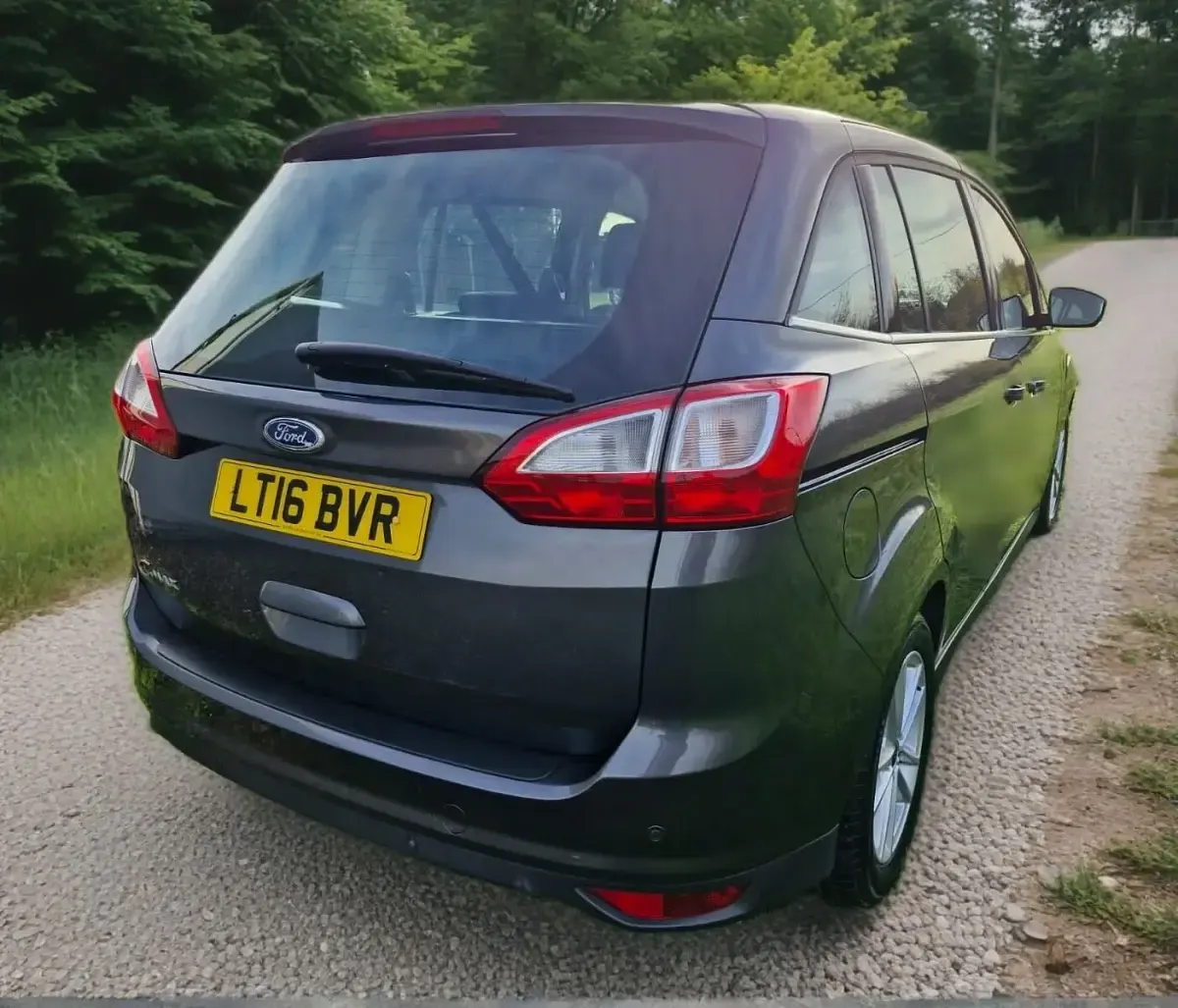 Used Ford Grand C-Max Zetec 120 HP (88 kW) 2016 Grey MPV