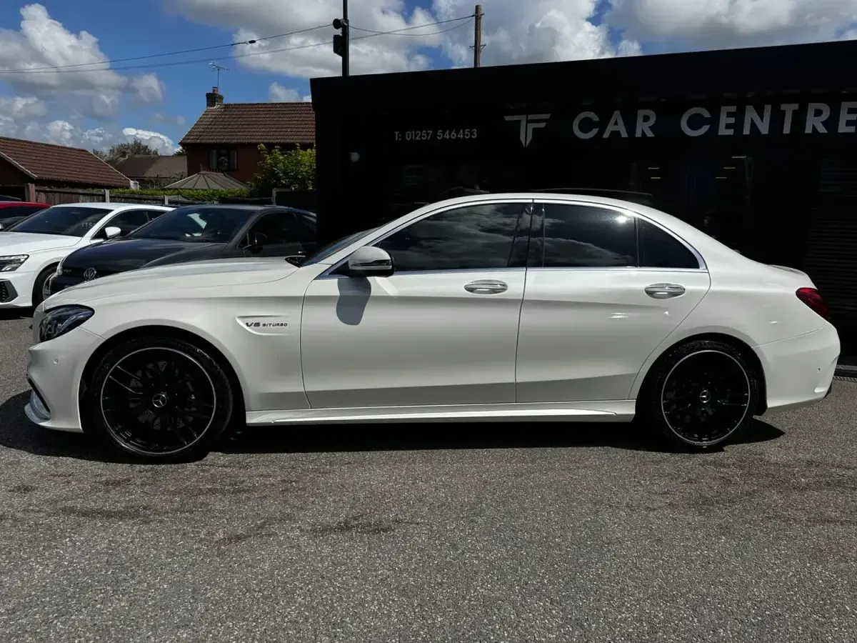 Used Mercedes C63 AMG Premium 2016 White Sedan