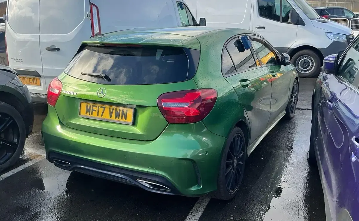 Used Mercedes A200 AMG Line Premium 2017 Green Hatchback