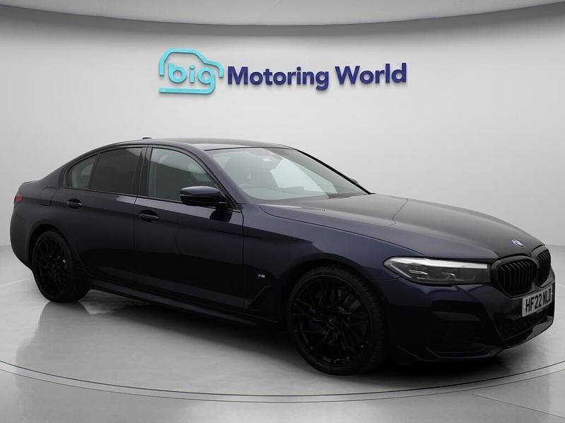 Blue Used 2022 BMW 530 M Sport Sedan | £29,800 (Fair price) - Image 1/4