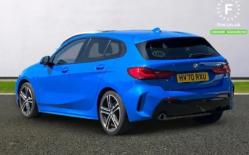 Used BMW 118 M Sport 140 HP (102 kW) 2020 Blue Hatchback