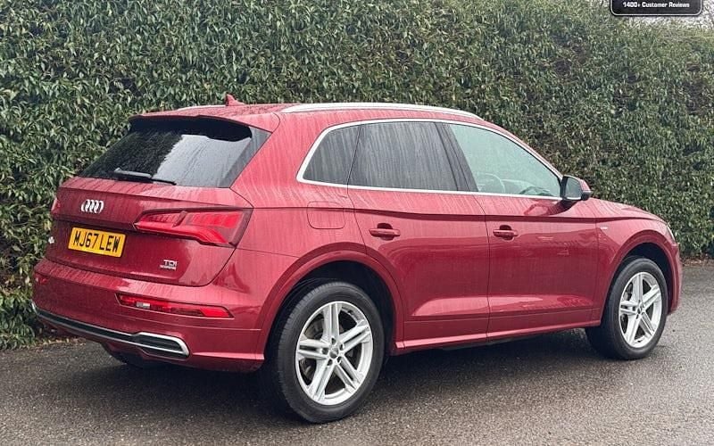 Used Audi Q5 S-Line 190 HP (139 kW) 2017 Red SUV