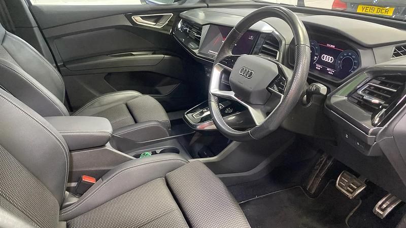 Used Audi Q4 e-tron S-Line 150 kW (204 HP) 2023 Blue SUV