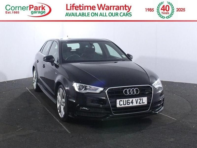 Used Audi A3 Sportback S-Line 125 HP (91 kW) 2014 Black Hatchback