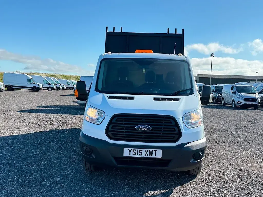 Used Ford Transit 125 HP (91 kW) 2015 White Cabriolet