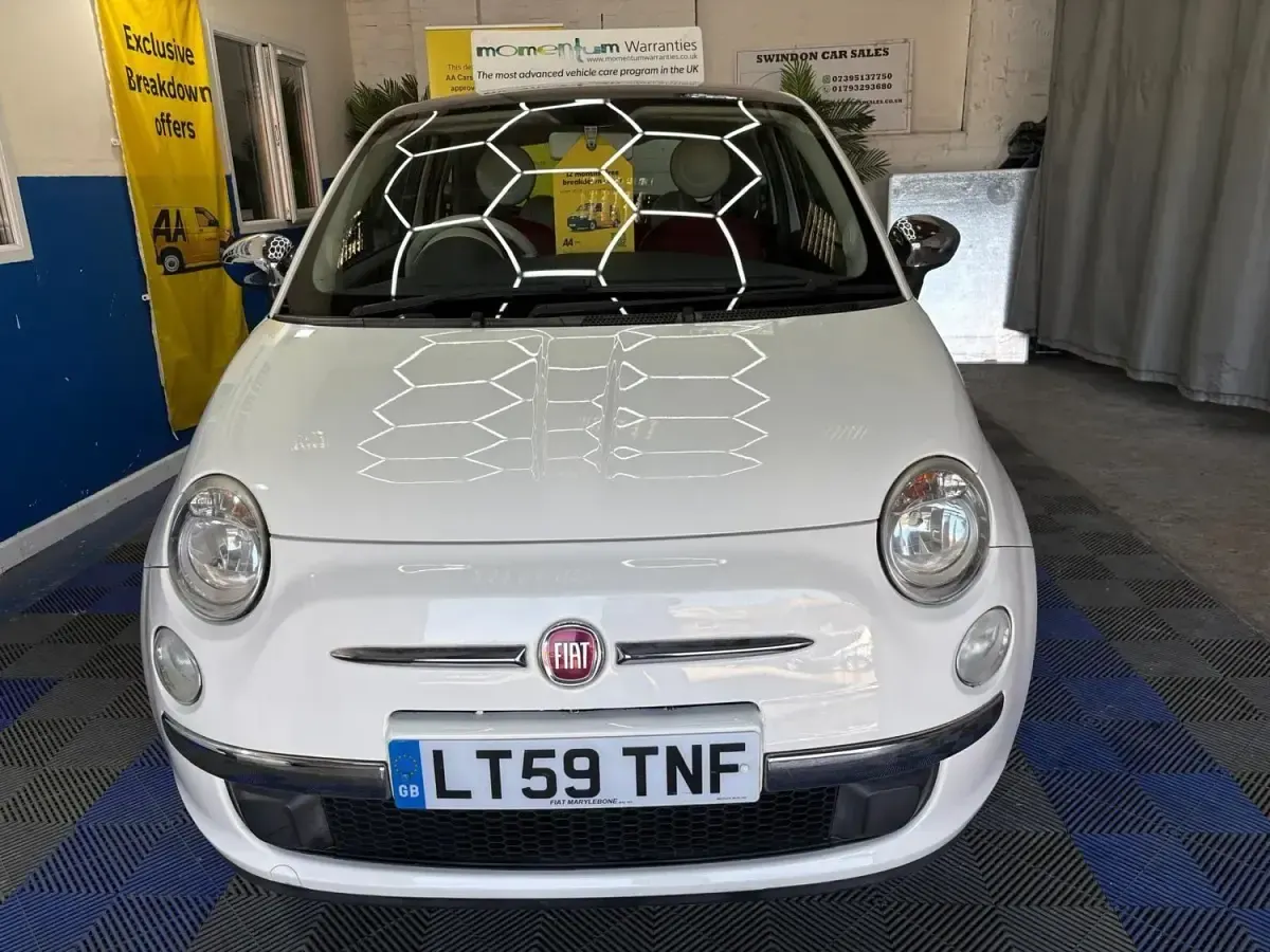 Usado Fiat 500 Lounge 69 HP (50 kW) 2009 Preto Cabrios