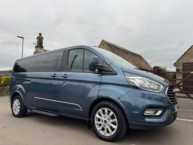 Blue Used 2018 Ford Tourneo Custom Titanium Van | £13,990 - Image 1/4