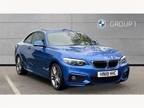 Blue Used 2018 BMW 220 M Sport Coupe | £15,850 (Fair price) - Image 1/4