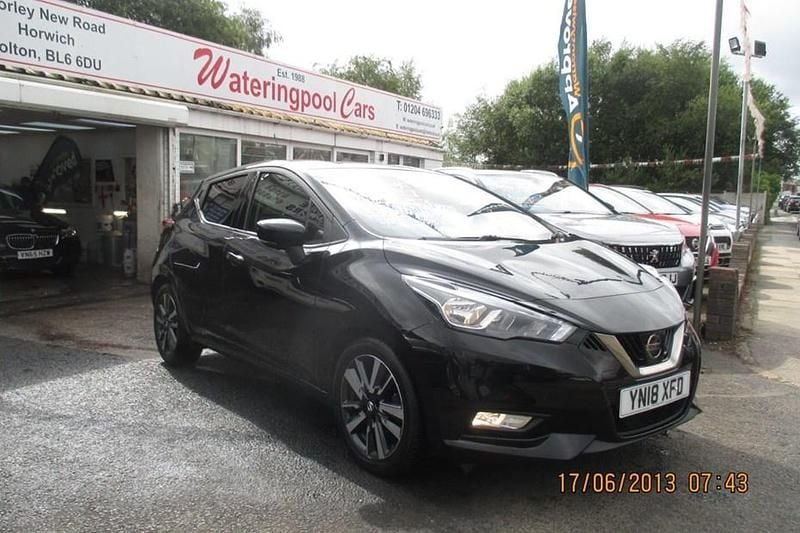 Black Used 2018 Nissan Micra N-Connecta Hatchback | £8,495 (Fair price) - Image 1/1