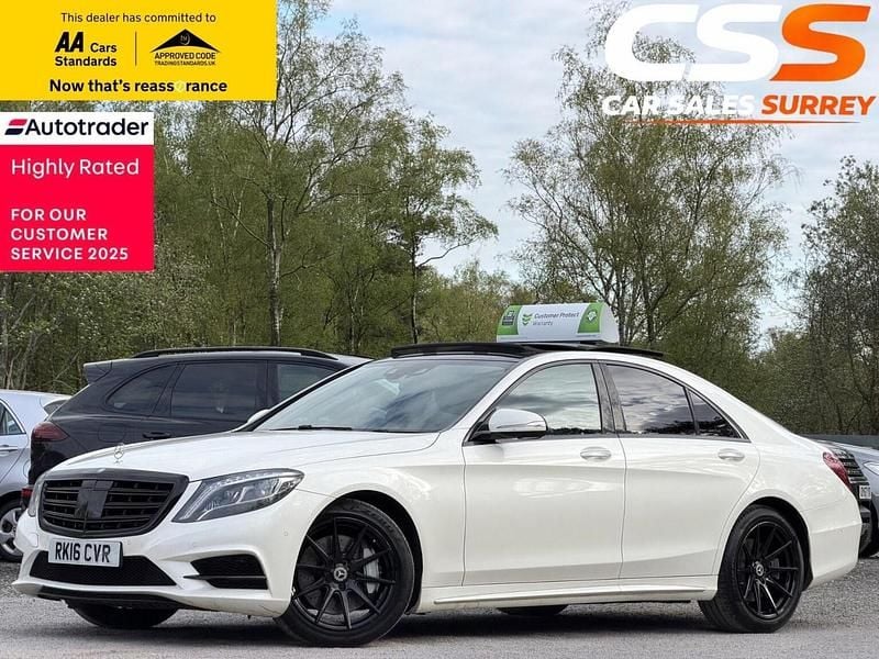 Used Mercedes S350 AMG line 2016 White Sedan
