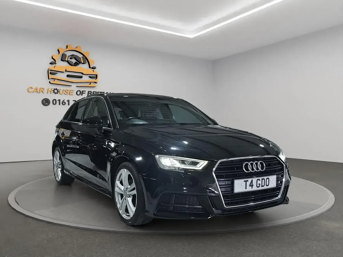 Used Audi A3 Sportback S-Line 110 HP (80 kW) 2016 Black Hatchback