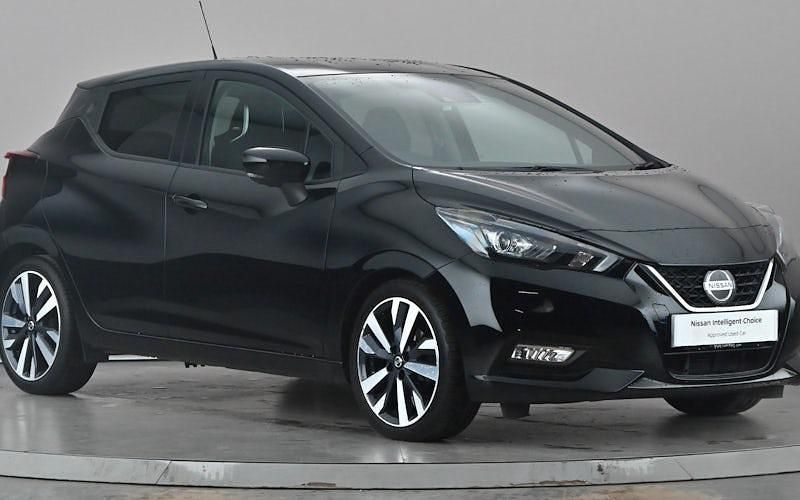 Black Used 2021 Nissan Micra Tekna Hatchback | £12,999 (Fair price) - Image 1/4
