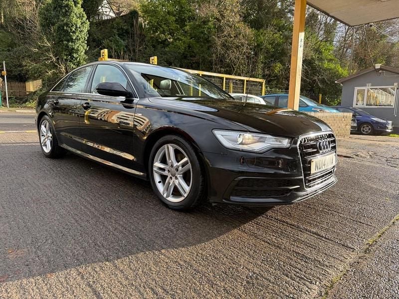 Black Used 2014 Audi A6 S-Line Sedan | £6,995 (Good price) - Image 1/4