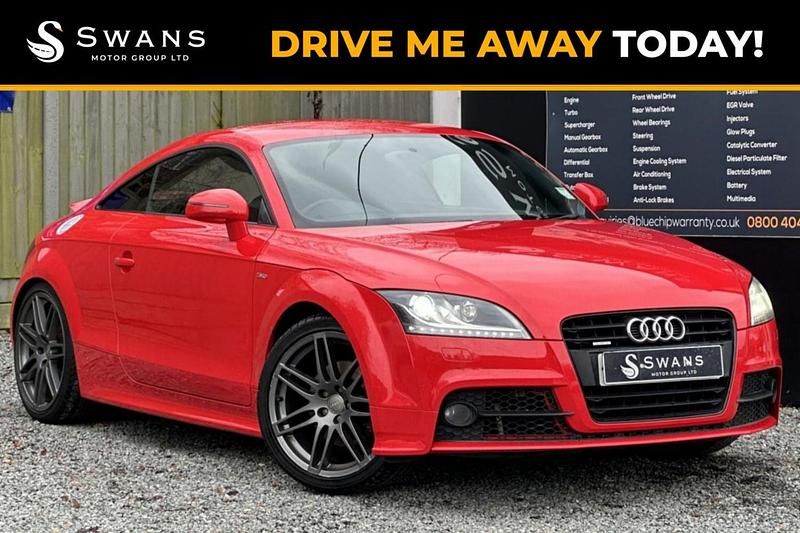 Used Audi TT Black Edition 170 HP (125 kW) 2013 Red Coupe