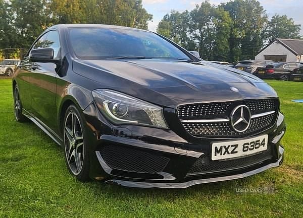 Black Used 2014 Mercedes CLA220 AMG Sedan | £7,695 (A bit pricey) - Image 1/4