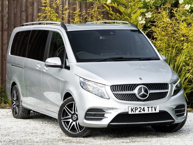 Silver Used 2024 Mercedes V220 AMG line MPV | £64,998 (Fair price) - Image 1/4