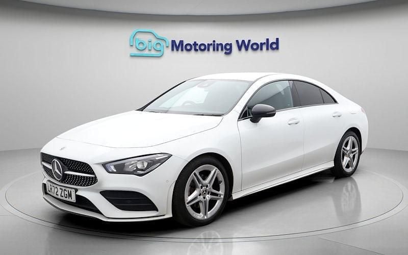 Used Mercedes CLA180 AMG line 136 HP (100 kW) 2022 White Sedan