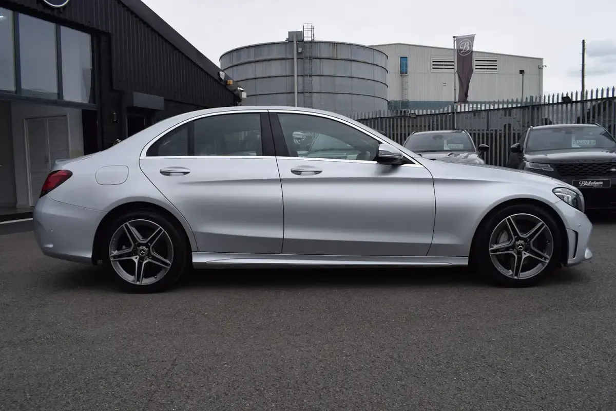 Used Mercedes C220 AMG Line Premium 2020 Silver Sedan