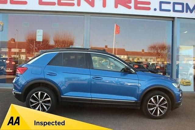 Used VW T-Roc Design 150 HP (110 kW) 2019 Blue SUV