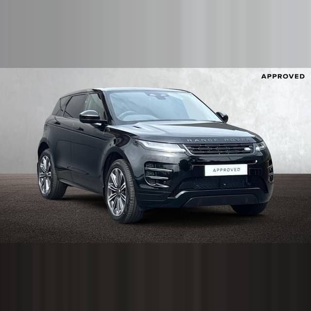 Santorini black New 2025 Land Rover Range Rover evoque SE Dynamic Hatchback | £45,996 (Super price) - Image 1/4