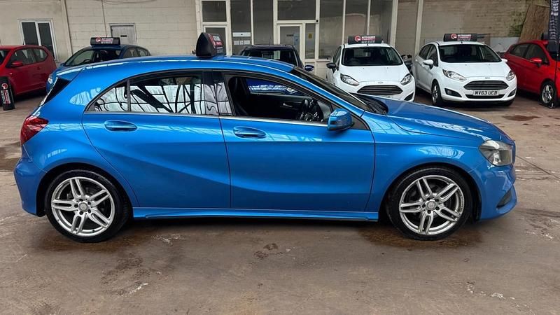 Used Mercedes A200 AMG line 2016 Blue Hatchback